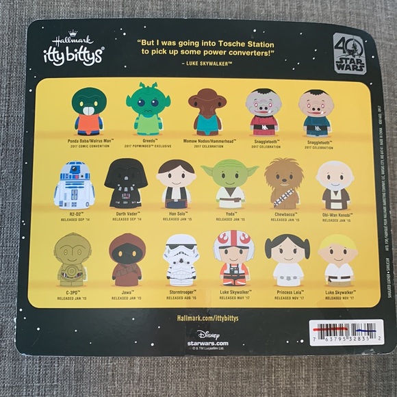 Star Wars Hallmark Itty Bittys - Limited Edition Luke Skywalker - Picture 4 of 4